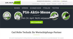 Desktop Screenshot of carlnolte.de